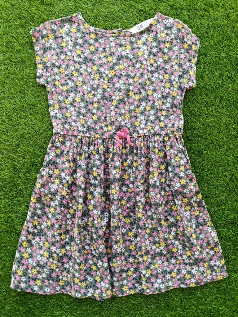 Zestaw 110 116 H&M sukienka