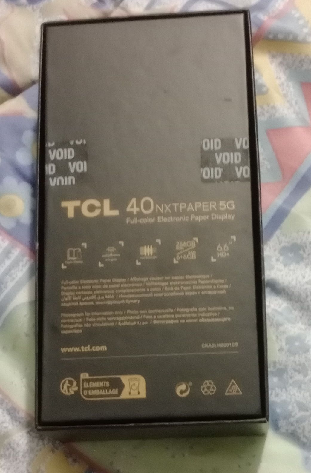 TCL 40 NXTPAPER como novo