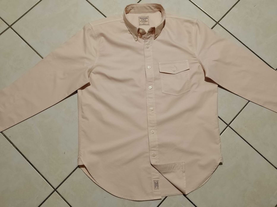 ABERCROMBIE & FITCH USA - NOWA! z LOGO Koszula Męska rozmiar L