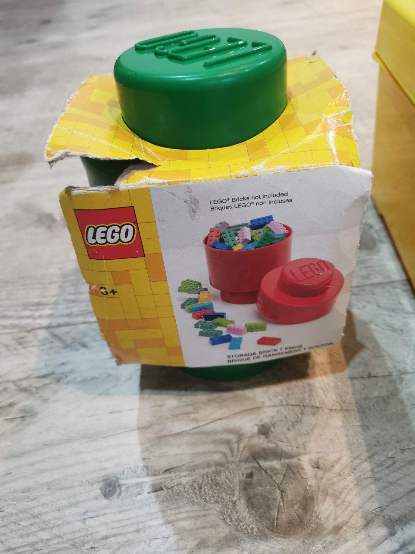 Lego pudełka do przechowywania, jedno nowe