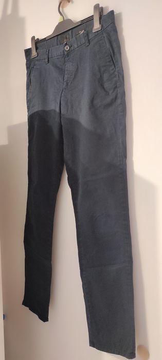 Spodnie męskie granatowe, chinosy slim fit 46 170/180 vintage y2k