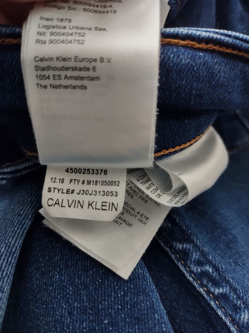 Calvin Klein Jeans rozmiar S spodenki jeansowe męskie