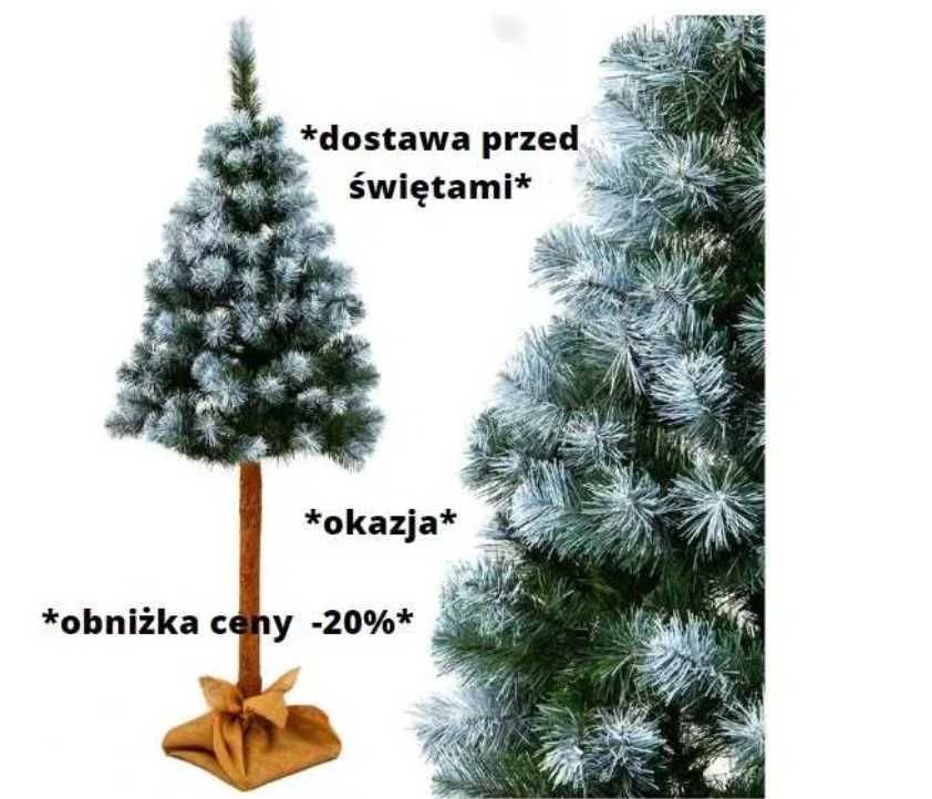 Stabilna Ekskluzywna Luksusowa Choinka 160cm Do Domu Salonu *okazja*