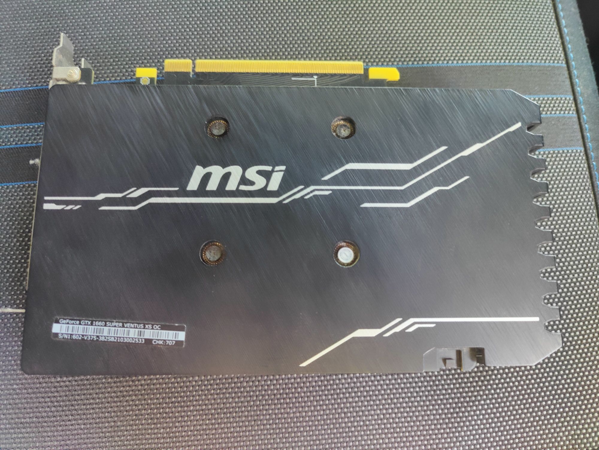 Placa Gráfica MSI GeForce GTX 1660 SUPER Ventus XS OC 6GB GDDR6