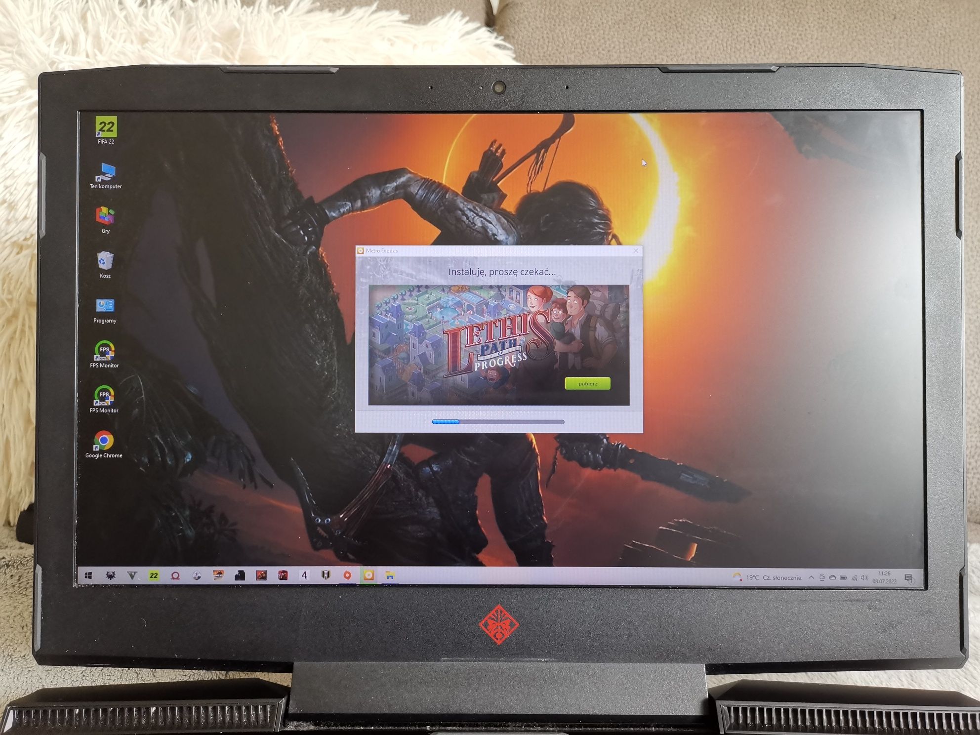 Laptop HP Omen 17 Core i7 Gtx 1060 6gb, 16 Gb DDR4 SSD 128 GB +HDD1TB