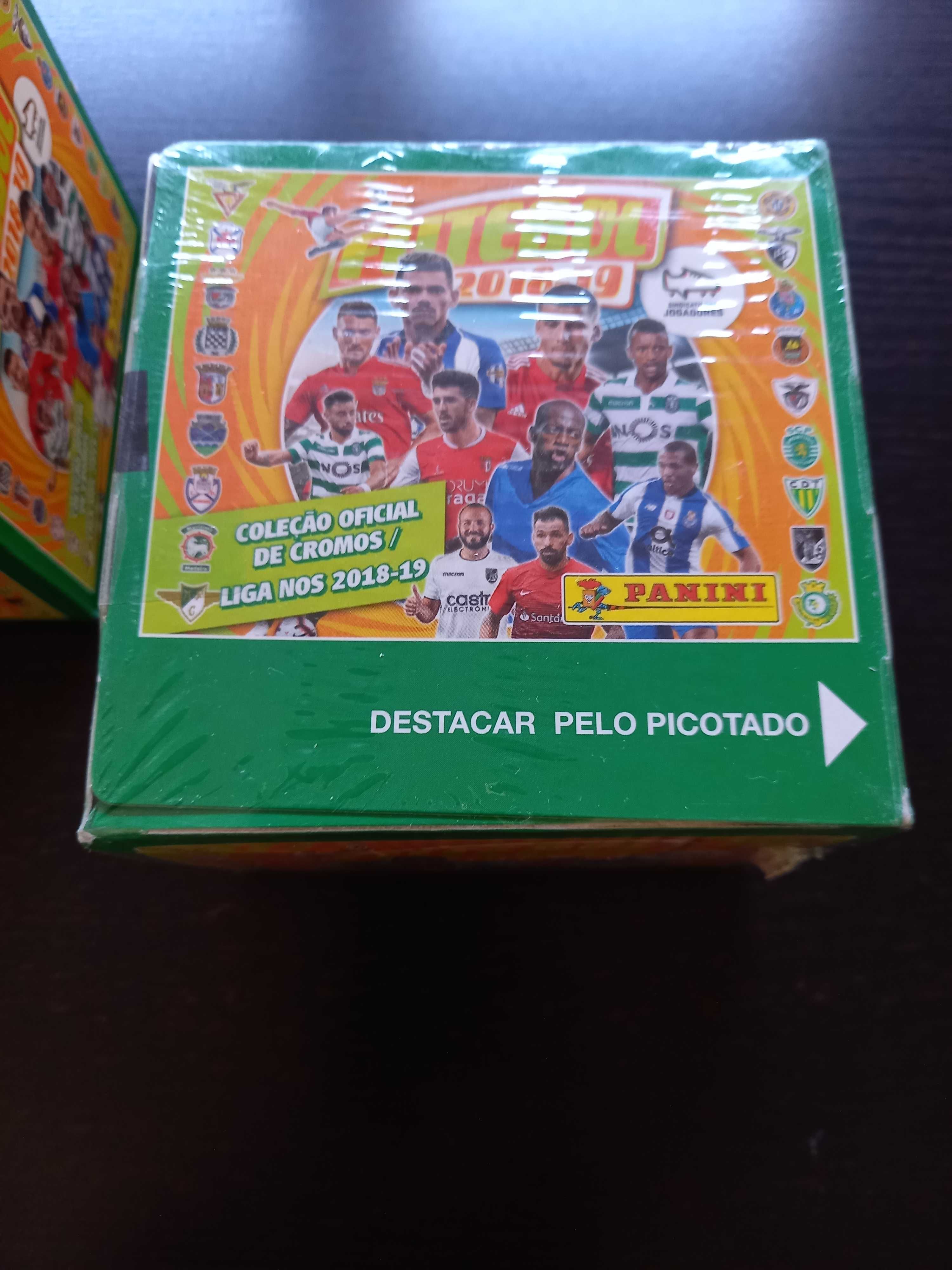 2 caixas seladas de cromos Liga Nos Futebol 2018-19 da Panini