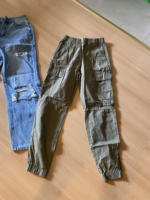 Spodnie dziewczece/młodzieżowe s/xs cena za calosc