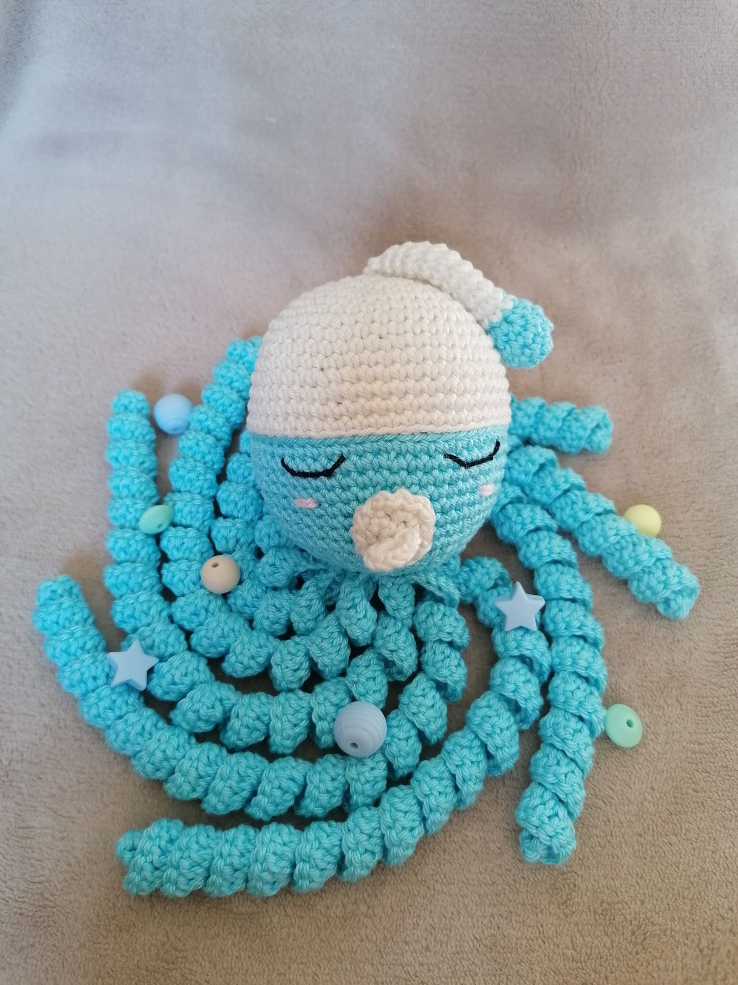 Polvo em Crochet (amigurumi)