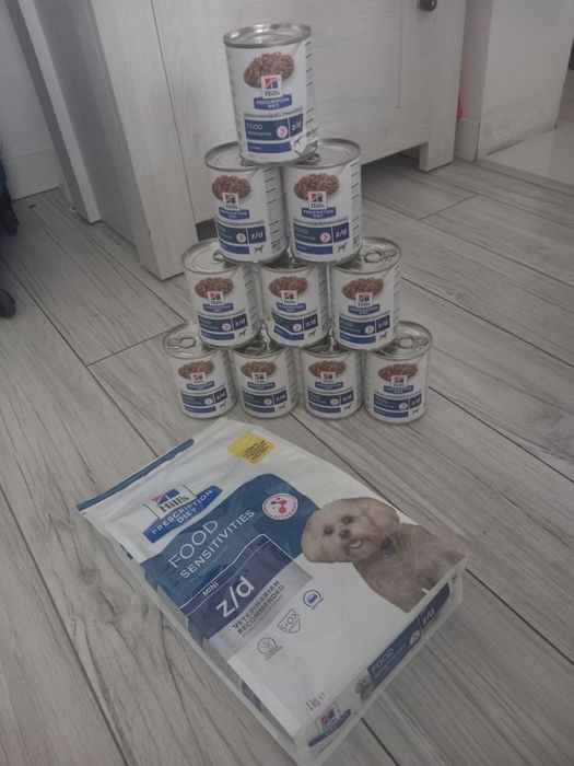 Hill's prescription diet food sensitivities karma dla psa puszki sucha