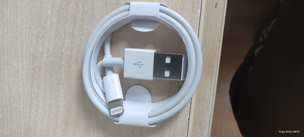 Kabel lighting na USB nowy