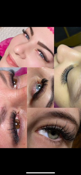 Нарощення вій, наращевание ресниц