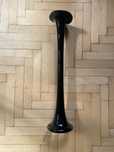 Elegancki wazon dekoracyjny z czarnego szkła wys. 50 cm