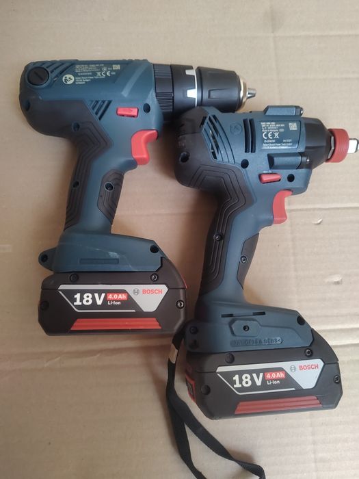 Wkrętarka Bosch GSB 18V-21, zakrętarka Bosch GDX 18V-180 +aku 4.0 x2