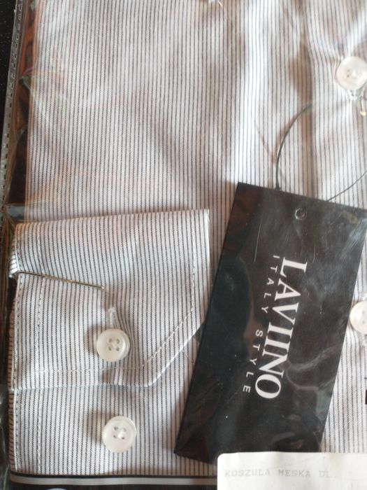 Włoska koszula męska Laviino r. 41-42