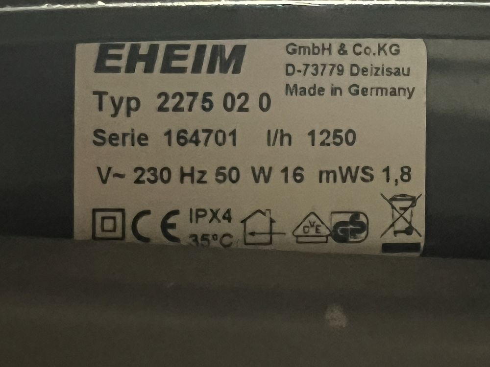 Filtr eheim 2275