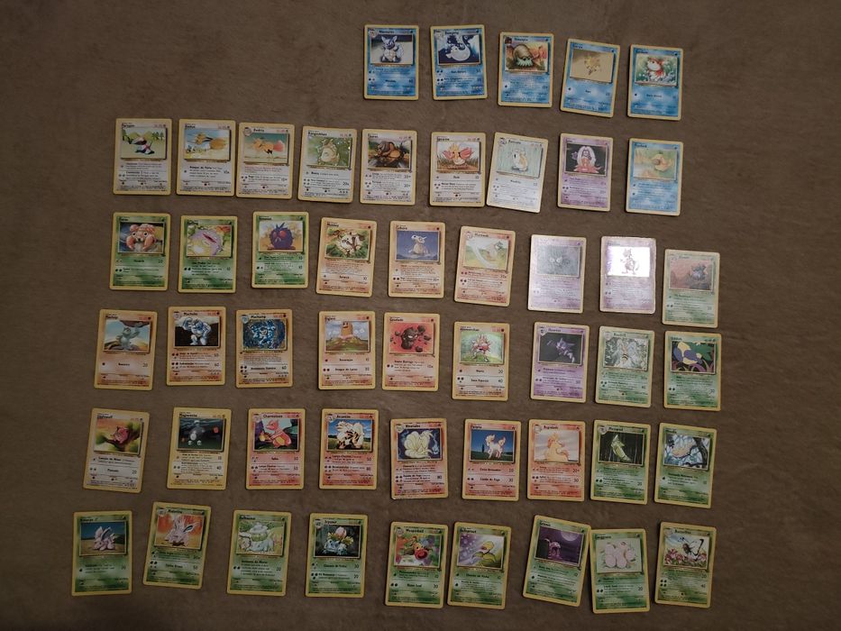 Cartas Pokémon 1ª coleção