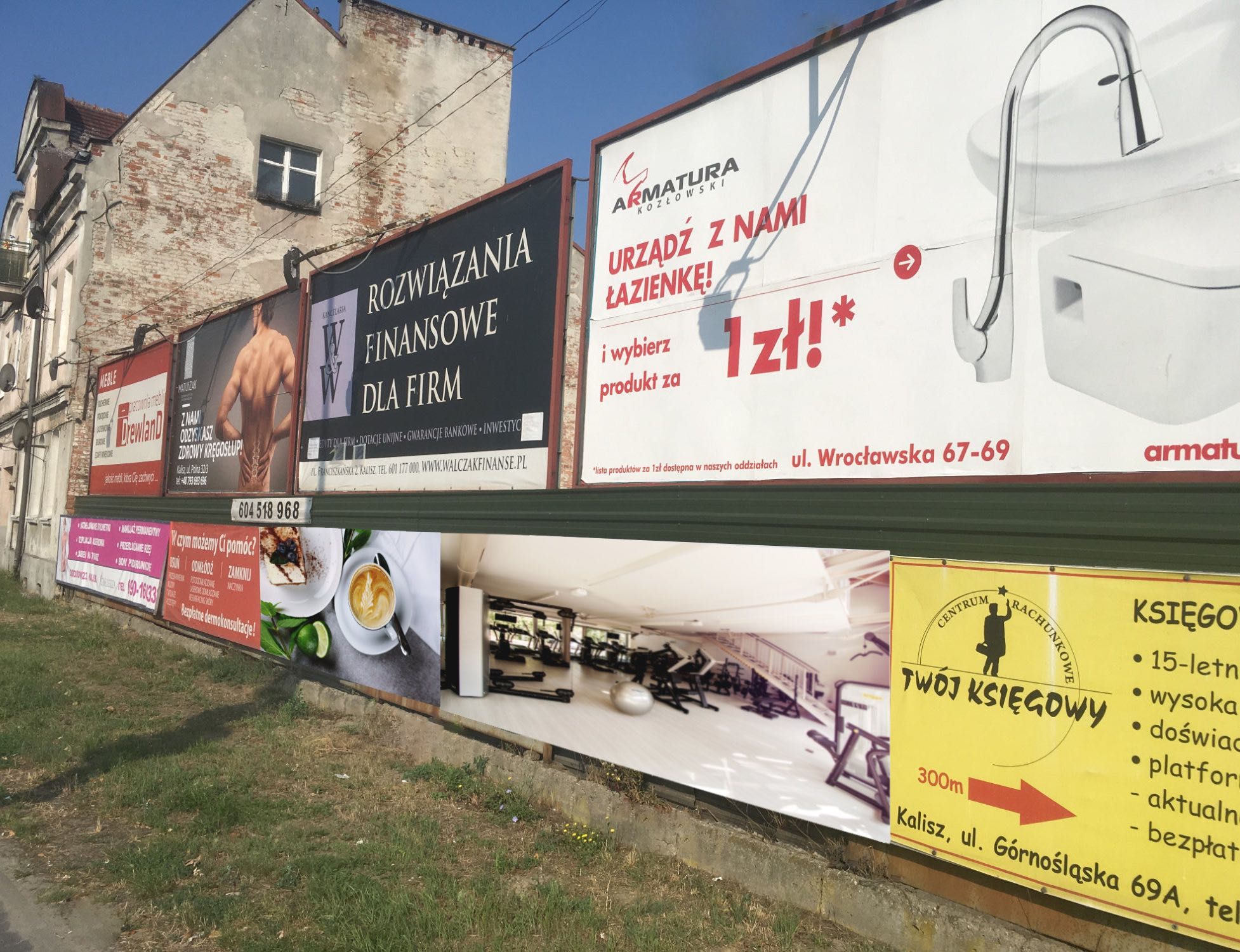 Baner, billboard, powierzchnia reklamowa Wrocławska/Podmiejska Kalisz