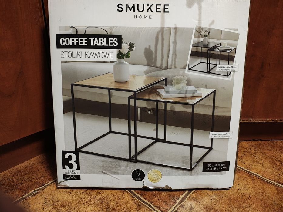 Nowe stoliki kawowe 2szt