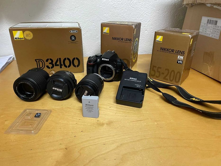 Câmera Fotográfica Nikon D3400