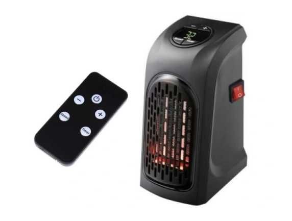 GRZEJNIK ELEKTRYCZNY W gniazdko z pilotem farelka hit szybko cicho HIT