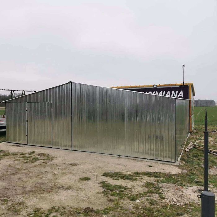 Garaż blaszany 7x8 Magazyn Hala schowek garaż blaszak 5x7 6x8 7x7 6x10