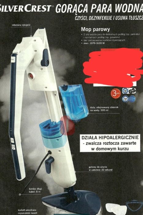 Mop parowy silvercrest