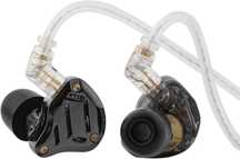 Linsoul KZ ZS10 PRO 2 słuchawki douszne IEM, 1DD+4BA, Czarne