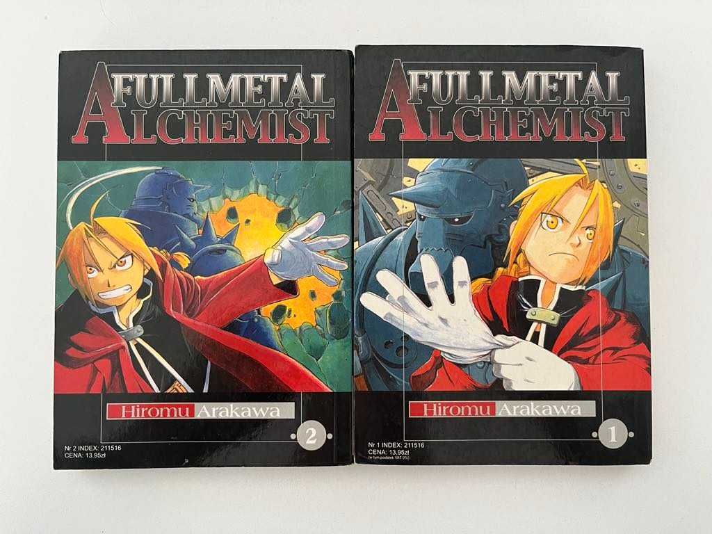 Manga Fullmetall Alchemist PL tom 1-2, wyd. 2006r.