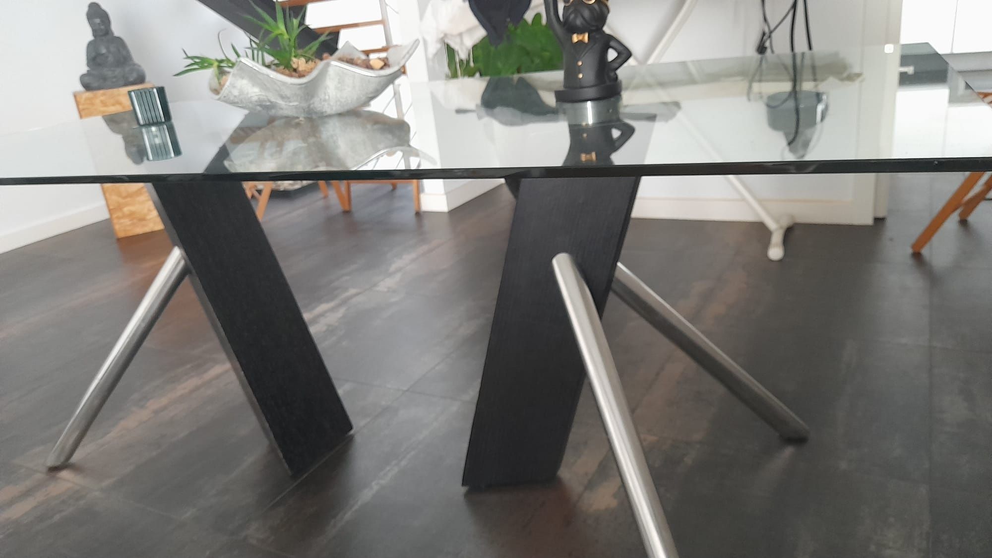 Mesa de Jantar em Vidro