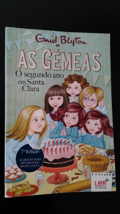 Livro As Gémeas /O Segundo ano em Santa Clara/ Enid Blyton