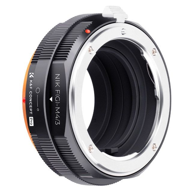 K&F Concept NIK(G)-M4/3 Lens Adapter Ring for Nikon AI F G Lens to M43