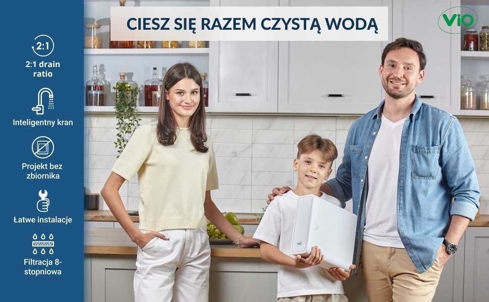 FILTR WODY PITNEJ z Ultrafiltracją VIO F02-600G z Kranem 1,6 l/m