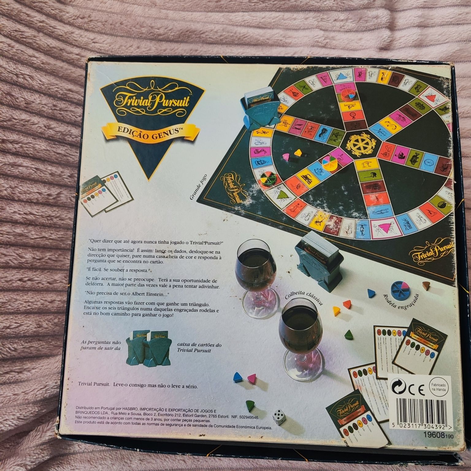 Jogo de tabuleiro Trivial Pursuit Edição Genus 1995 Completo