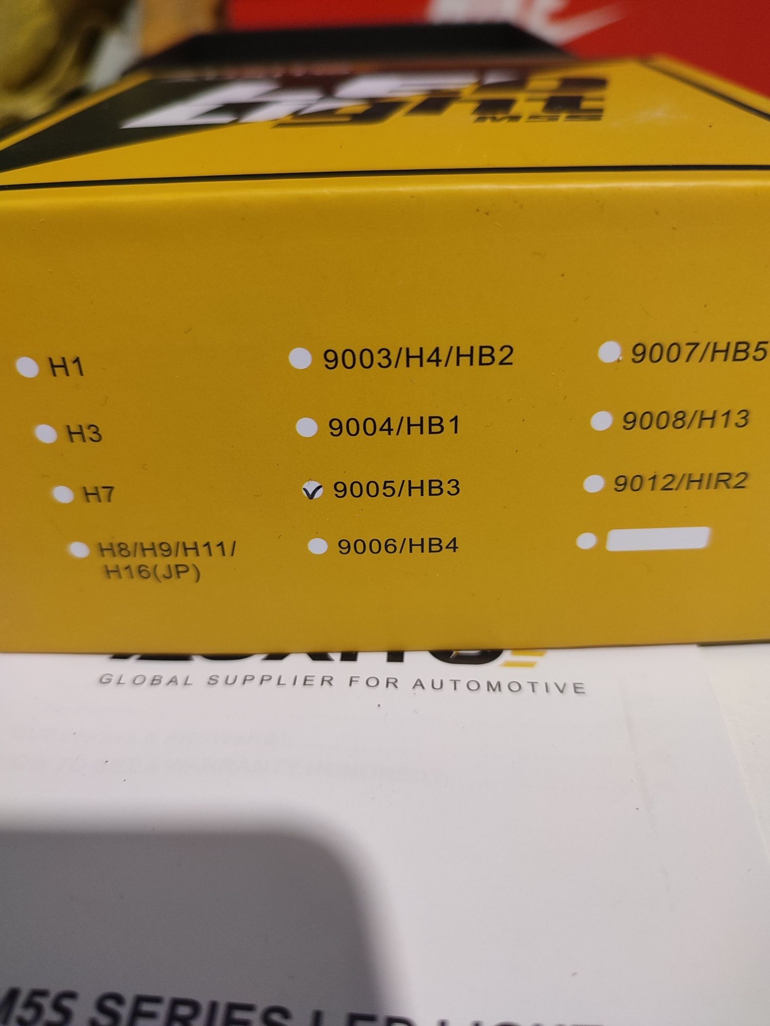 Luz led 9005/HB3