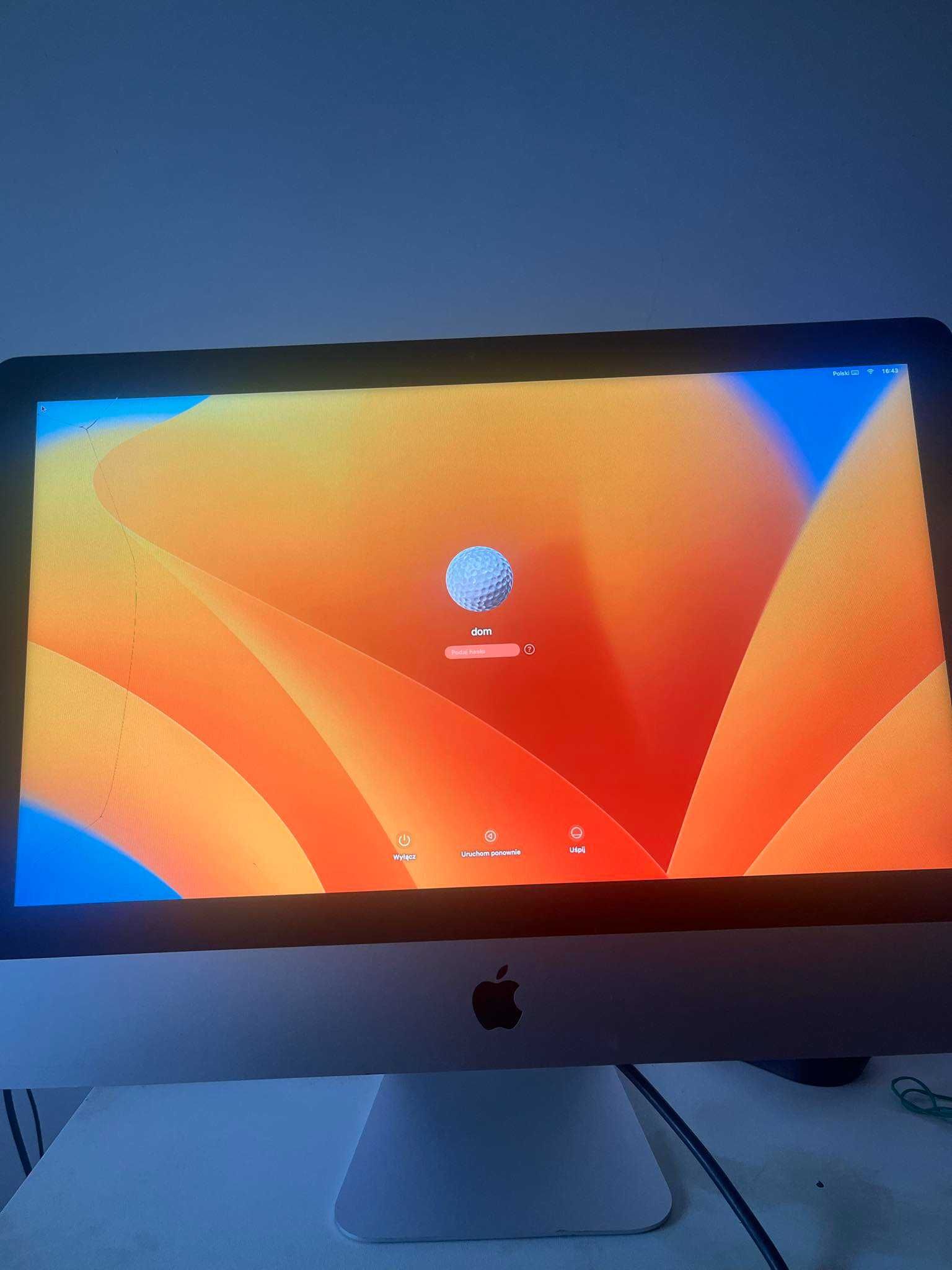 AiO APPLE IMAC 21,5" A1418 | i5-7360u | FHD | 960SSD | 16GB
