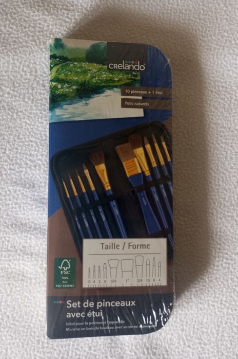 Професійні пензлі для малювання Crelando . Нові
