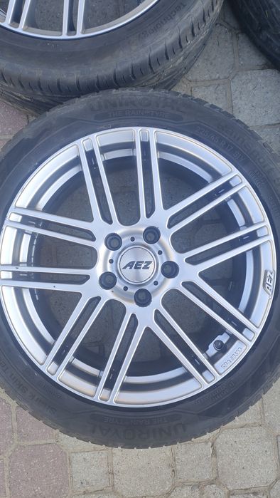 Felgi AEZ R17 ET40 5x114,3 z oponami Uniroyal RainSport 5 225/45