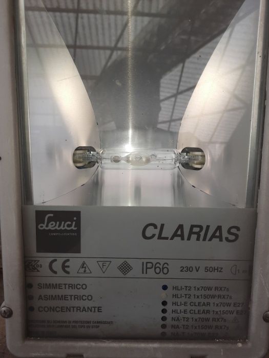 прожектор галогеновый Италия LEUCI Claris HLI-T2 150Wt RX7s есть 30шт
