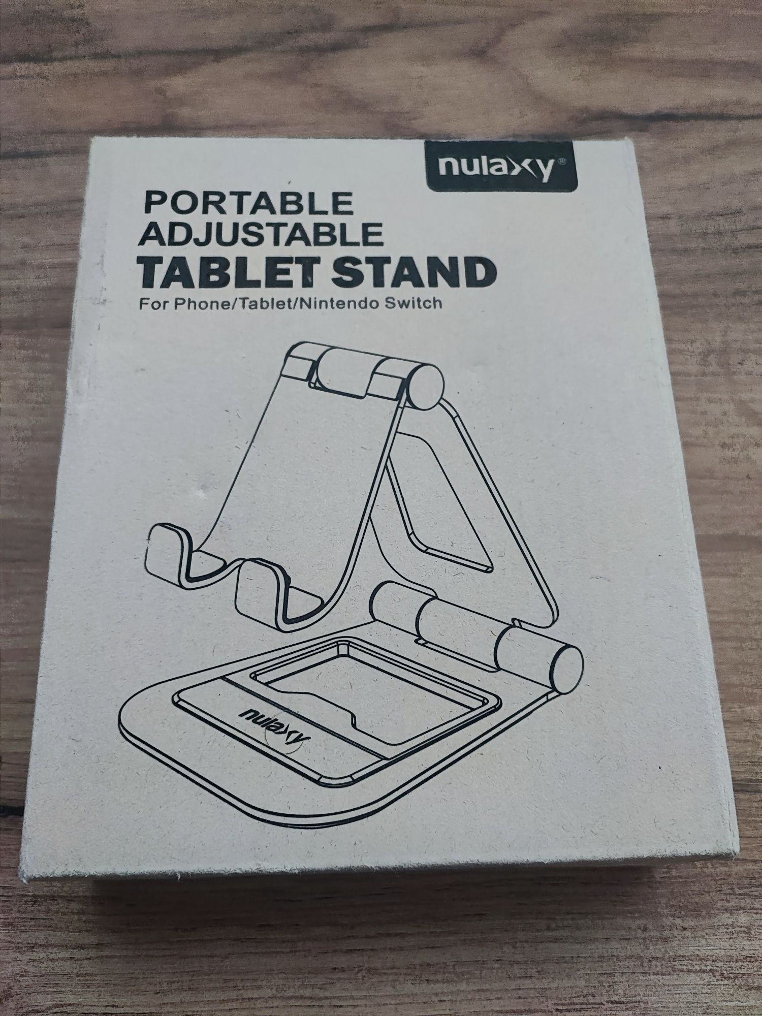 NULAXY Stojak na tablet, telefon, w pełni składany uchwyt stabilny