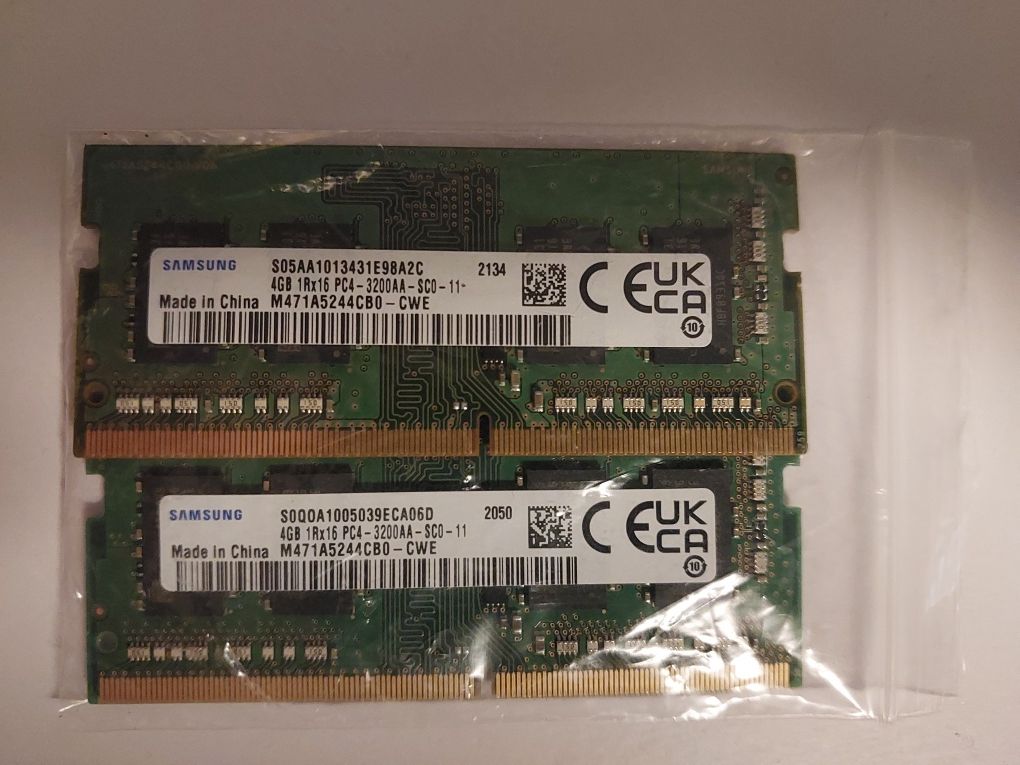 Samsung DDR 4Gb 1Rx16 PC4-3200AA-SCO-11