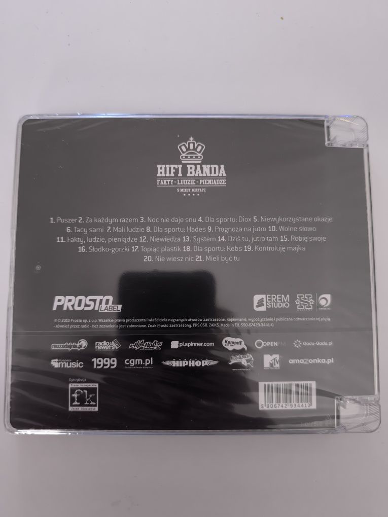 Płyta CD HiFi Banda - Fakty Ludzie Pieniądze NOWA FOLIA rap hip hop mu