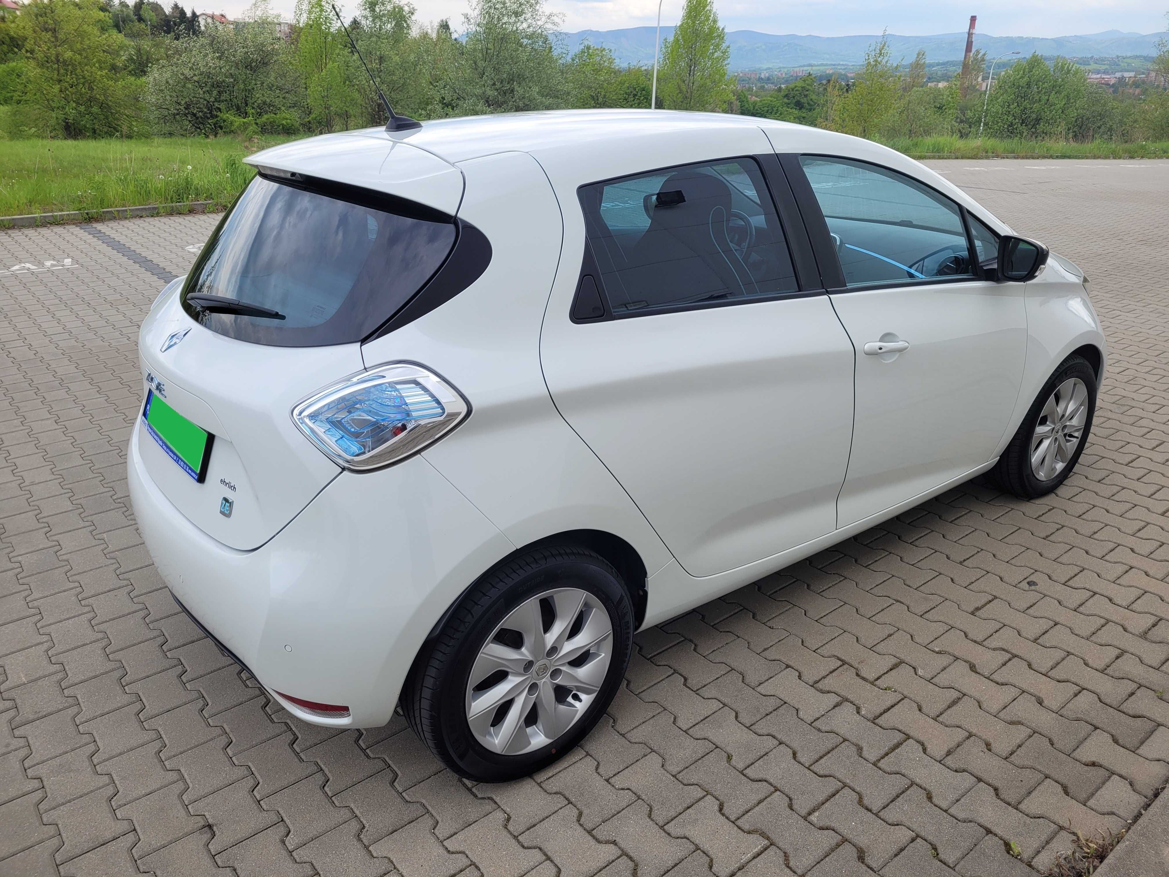 Renault Zoe z BATERIĄ, elektryk, jazda za 0zł/100km, zadbany, kamera