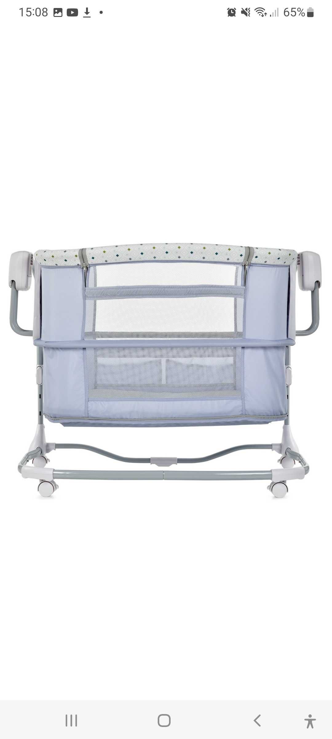 Дитяче ліжко Mastela Deluxe 3in1 Bassinet -приставна колиска немовлят