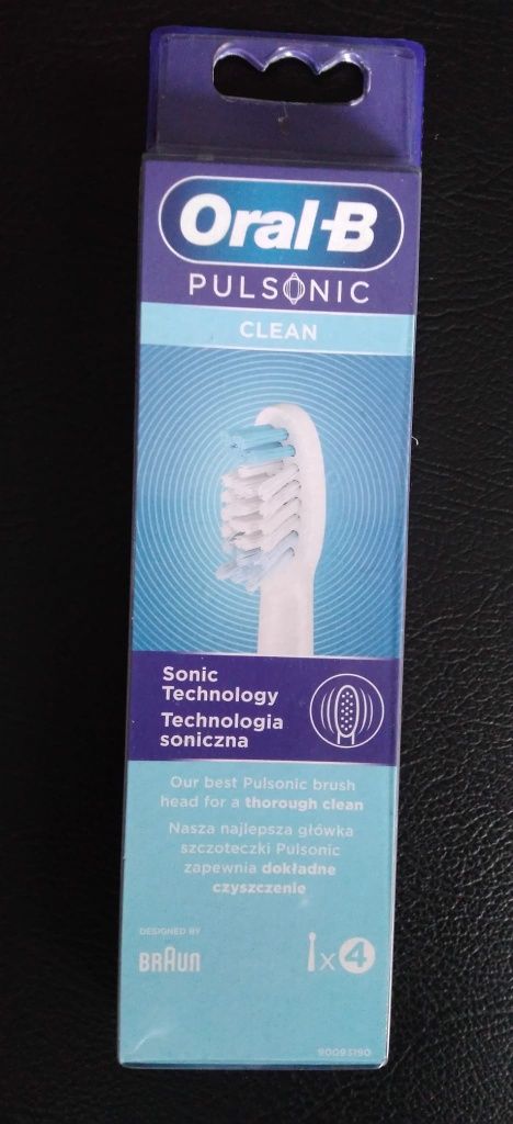 Końcówki do szczoteczki ORAL-B Pulsonic Clean lub Sensitive po 4 szt..