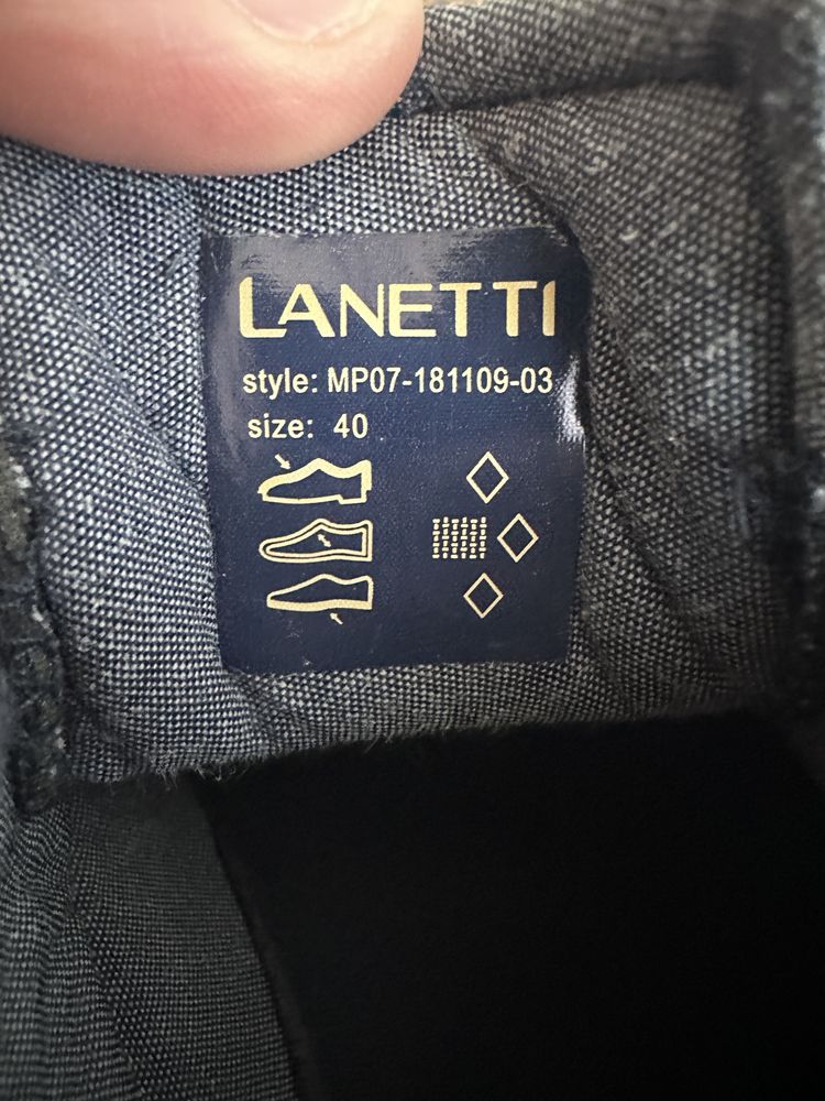 Polbuty pantofle Lanetti rozm. 40