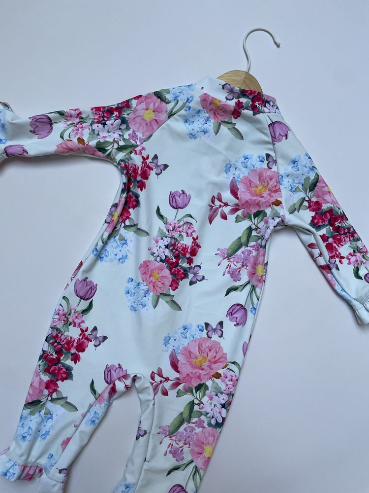 86 92 George Billie Faiers piękny strój kąpielowy w kwiaty ochronny UK
