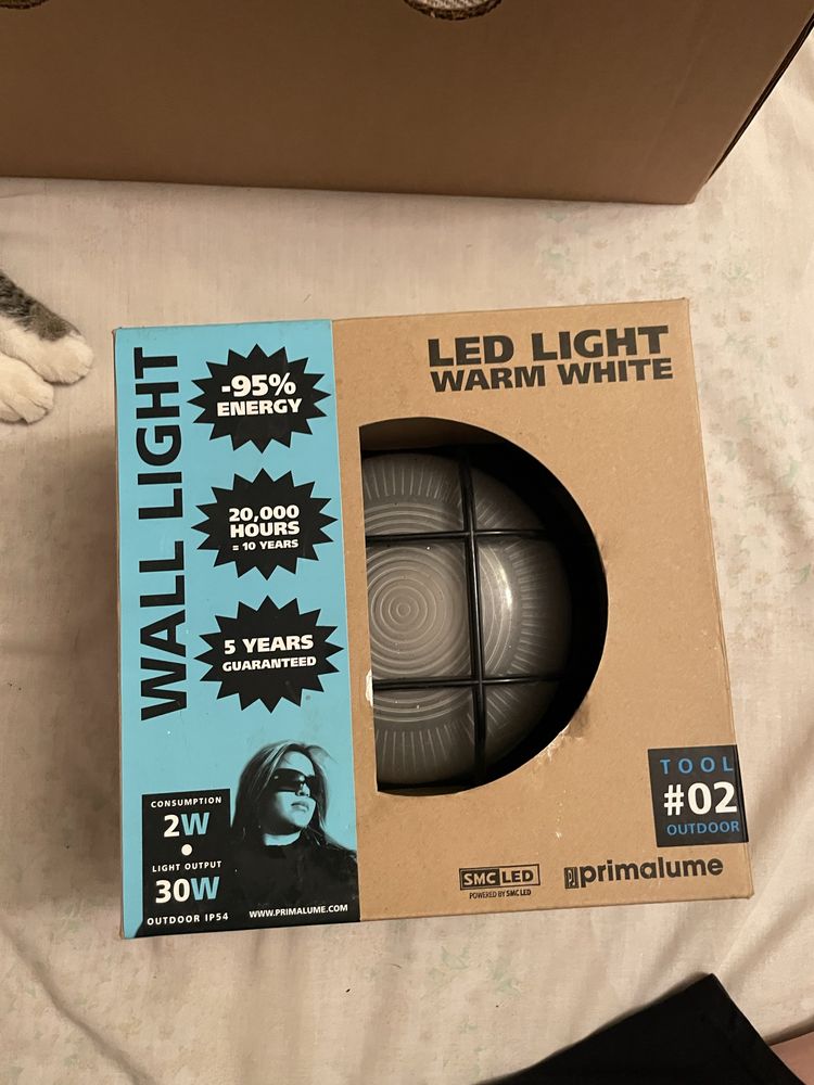 Lampa led industrialna nowa loft