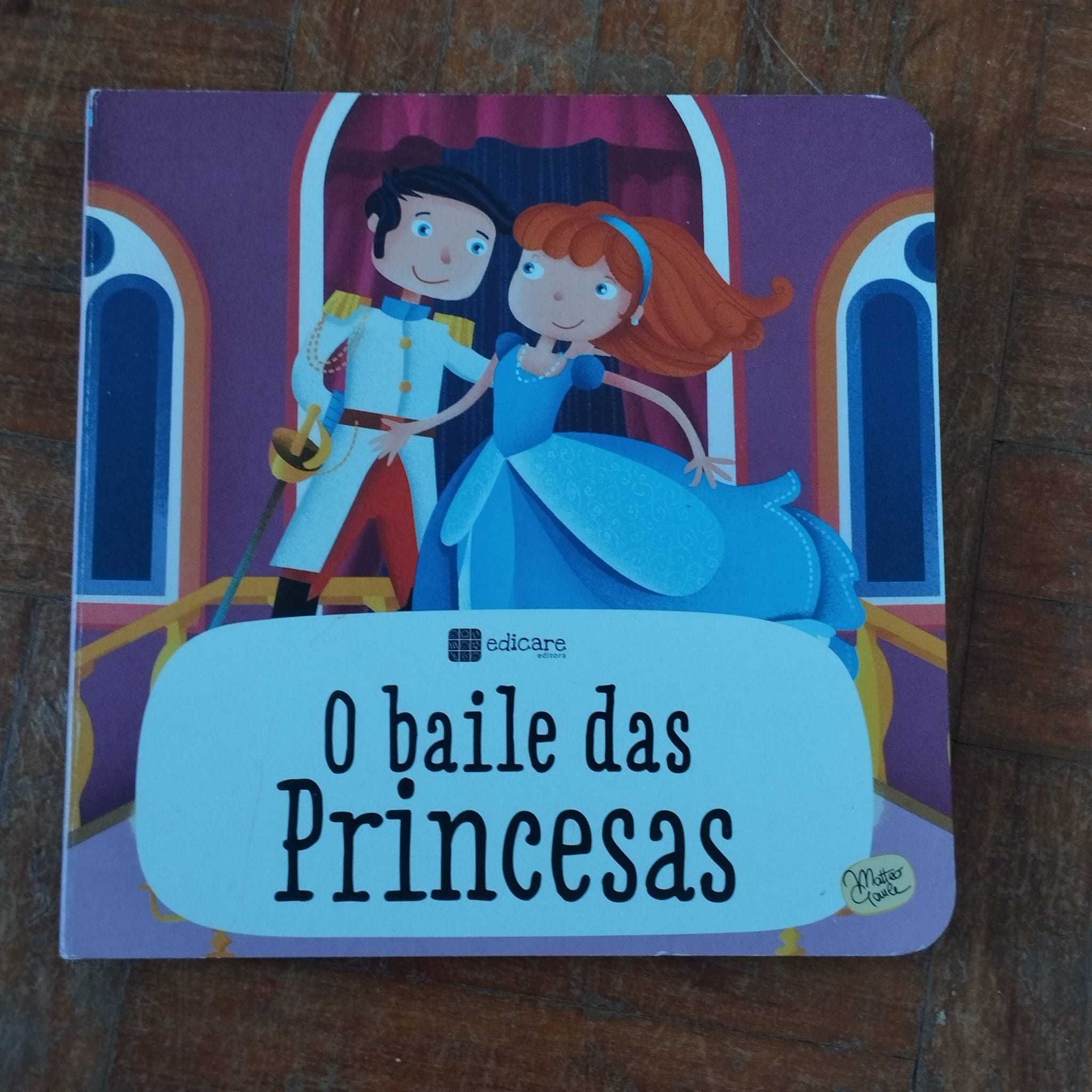 Puzzle + livro "O baile das princesas"
