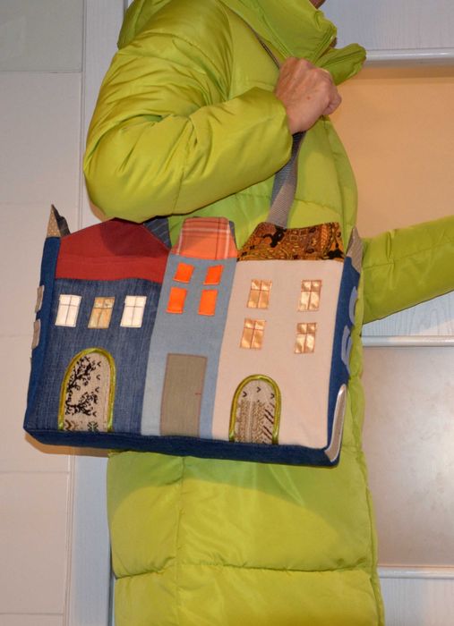 Oryginalna torba, torebka damska. Rękodzieło.