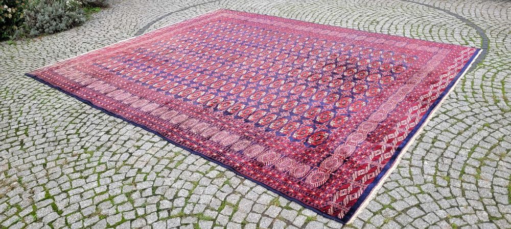 lśniący dywan buchara ręcznie tkany pakistan 285/360cm